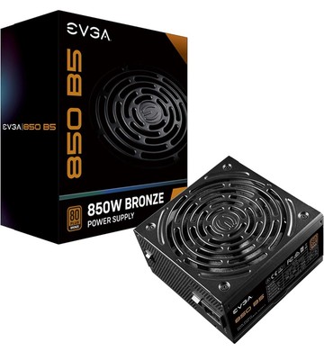 EVGA BRONZE 850W, Fully Modular, EVGA ECO Mode, Power Supply 850 B5, 80 Plus