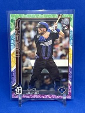 2025 Topps Series 1 Jace Jung RC #80 Easter Egg SP Parallel Detroit Tigers