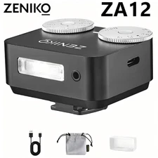 ZENIKO ZA12 Mini Retro On-Camera Flash Light Speedlite for Canon Nikon Sony Fuji