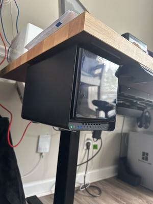 Drobo Under Desk Mount Bracket   Secure Storage   Space Saving