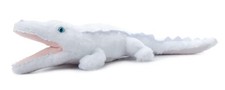 The Petting Zoo White Alligator Stuffed Animal Plushie, Wild 16 inch,