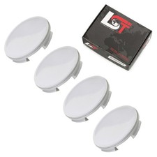 4x Nabendeckel Felgendeckel Naben Abdeckung Grau ø 60mm für JAGUAR