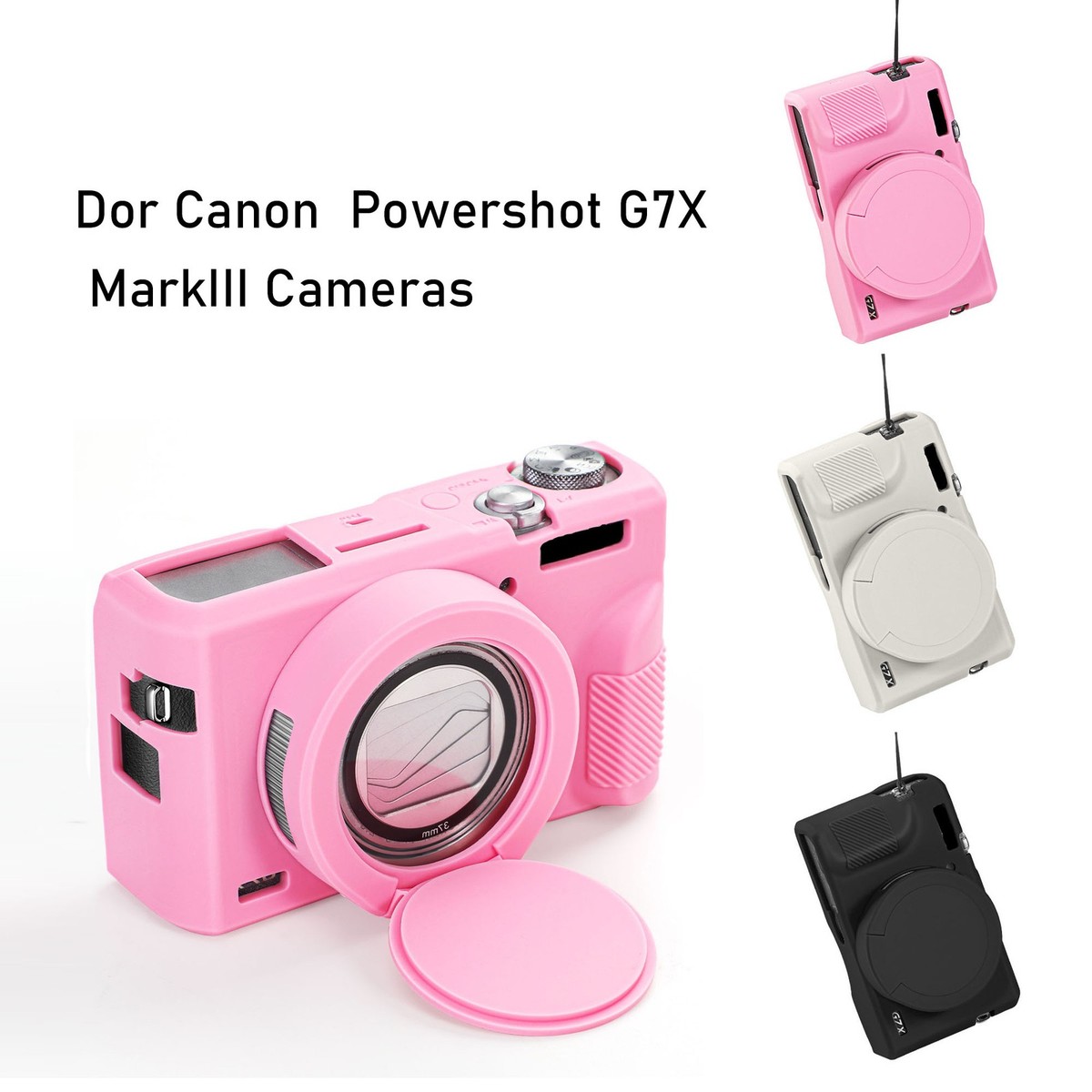 Case For Canon Powershot G7X Mark III Camera Protective Silicone
