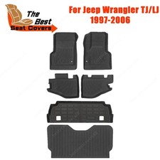 Replacement For 1997-2006 Jeep Wrangler Tj Blk Tpe Floor Matstrunk Cargo Liner Replacement For 1997-2006 Jeep Wrangler Tj Blk Tpe Floor Matstrunk Cargo Liner