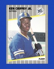 1989 Fleer Set-Break #548 Ken Griffey Jr. RC NR-MINT *GMCARDS*