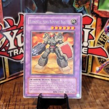 Yu-Gi-Oh! Elemental Hero Rampart Blaster UNLIMITED DP1-EN012 Rare Near Mint NM