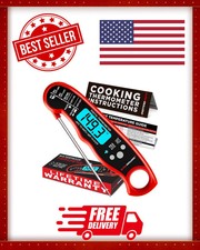Alpha Grillers Instant Read Meat Thermometer Digital, Cooking, Food, Grill