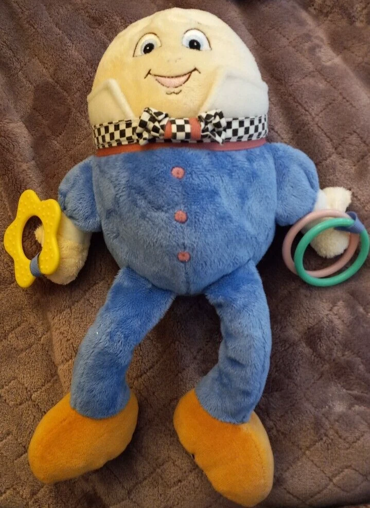 Vintage Baby Scholastic Real Mother Goose Humpty Dumpty Plush Teething