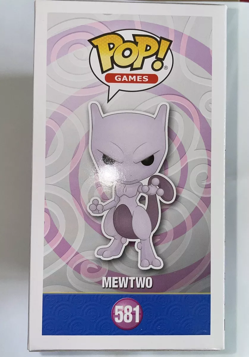 Funko Pop! Games Pokemon Mewtwo (Flocked) Summer Convention Exclusive  Figure #581 - US