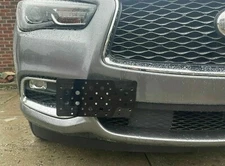 Bumper Tow Hook License Plate Mount Tag Bracket For INFINITI QX60 2014-2025 New