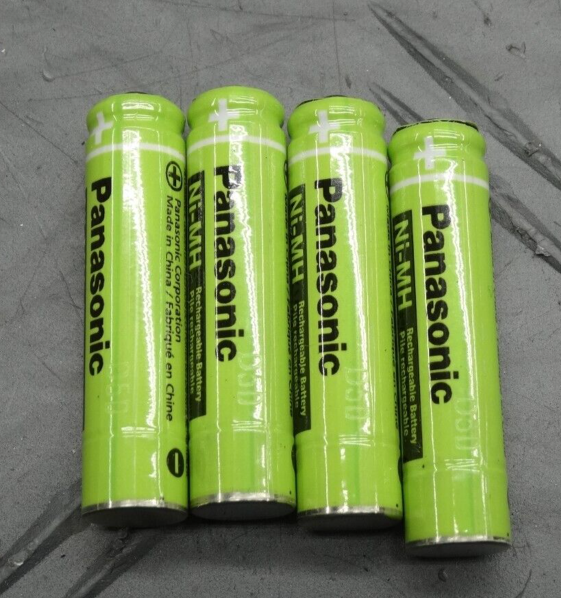 Panasonic AAA NiMH Rechargeable Batteries Cordless Phones 400MAh (Lot of 4) eBay