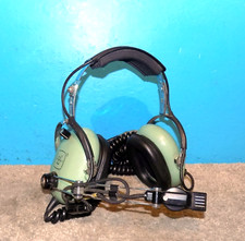 David Clark H10-76 Aviation Headset W/ Ev M87-aic Mic Good Condition Free Ship