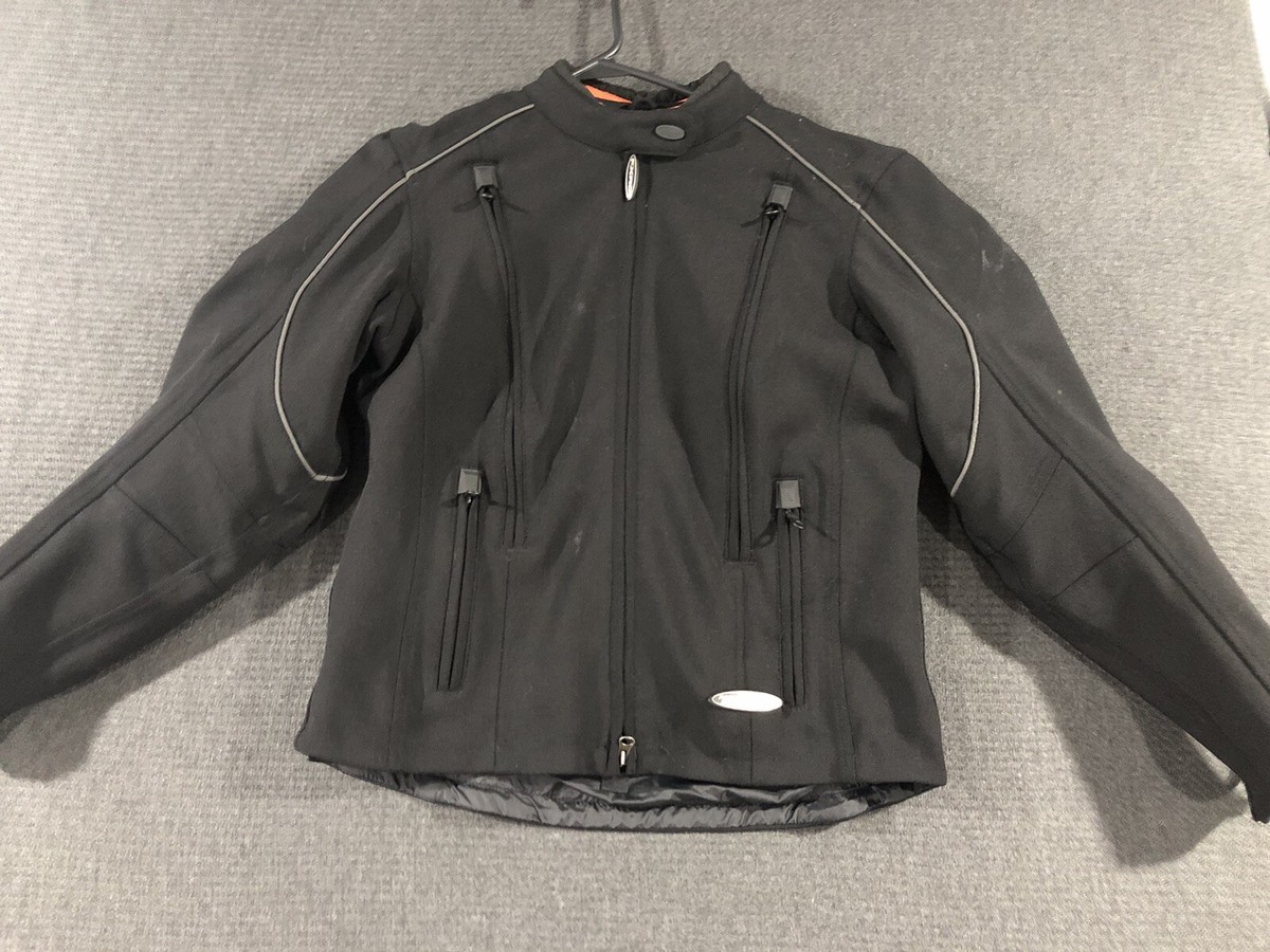 Harley Davidson Womens FXRG Nylon Padded Motorcycle Jacket Medium