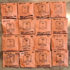 GRUEN WATCH CRYSTALS NOS - SUC BRAND many varieties RMS series page 2 0f 3