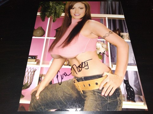 Eva Notty Hand Signed 8x10 Photo Authentic Sexy AVN Star Model Autograph - 第 1/4 張圖片