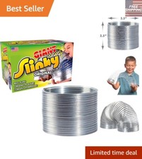 The Giant Slinky Metal Spring Toy - STEM Educational Fun for Age 5 