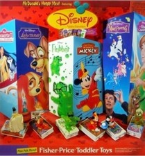 1998 DISNEY VIDEO FAVORITES MCDONALDS HAPPY MEAL TOYS - U - PICK