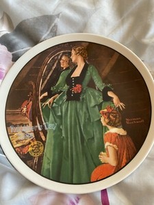 Norman Rockwell Plate Grandma’s Courting Dress