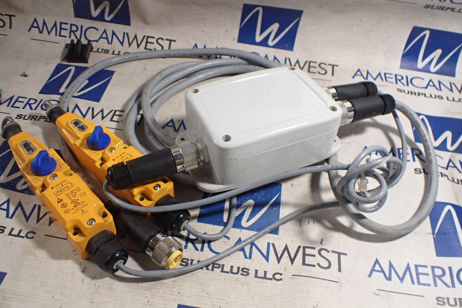 Allen Bradley Lifeline 3 Guardmaster Safety Switches (2) With Enclosure