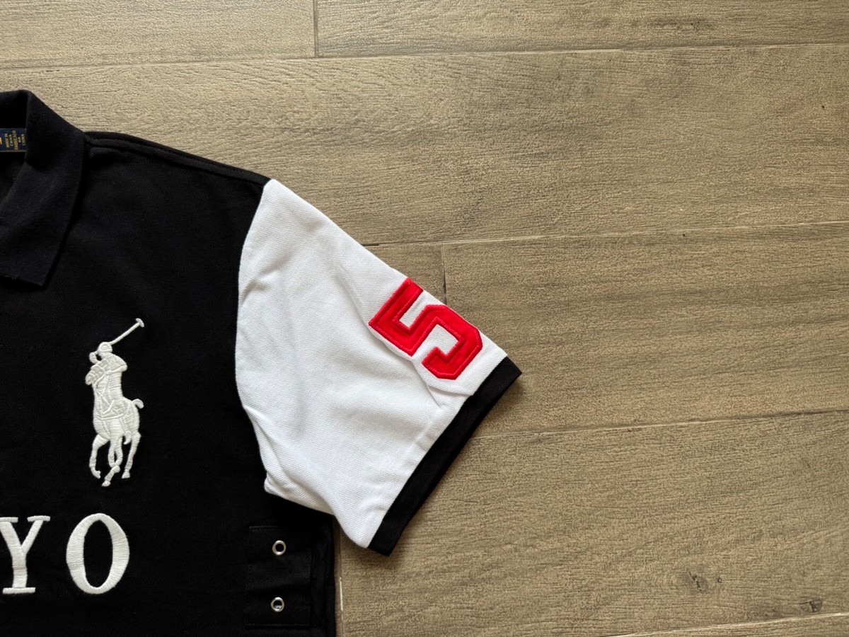 slim fit POLO RALPH LAUREN ビックポニー　チーフキーフ Polo Ralph Lauren Italia Mens Small Custom Fit Chief Keef