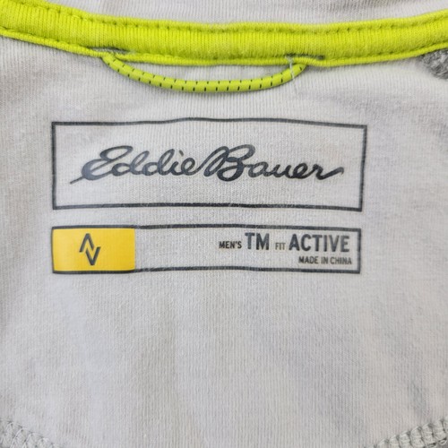 Eddie Bauer FreeDry 1/4 Zip Pullover Mens TM Medium Tall Travex Performance - Picture 3 of 11