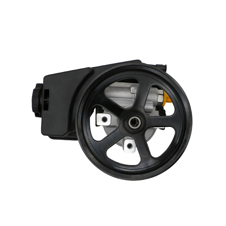 Power Steering Pump w/ Pulley & Reservoir for 2010-2012 Chevrolet Camaro V8 6.2L - Image 3 of 4