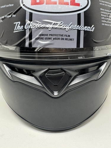 Bell Qualifier DLX BLACKOUT Matte Black Small Motorcycle Helmet - Picture 9 of 11