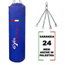 Sacco Boxe Pieno Blu 50 kg Sacco da Allenamento Pugilato MMA Kick Boxing