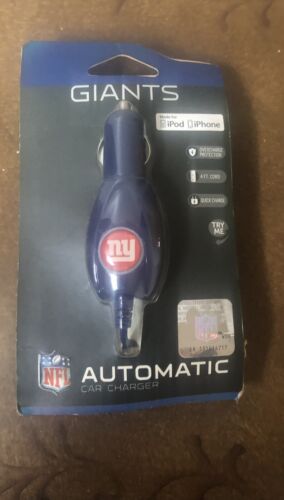 Nee York giants  Automatic NFL Car Charger Ipod Iphone - Foto 1 di 4