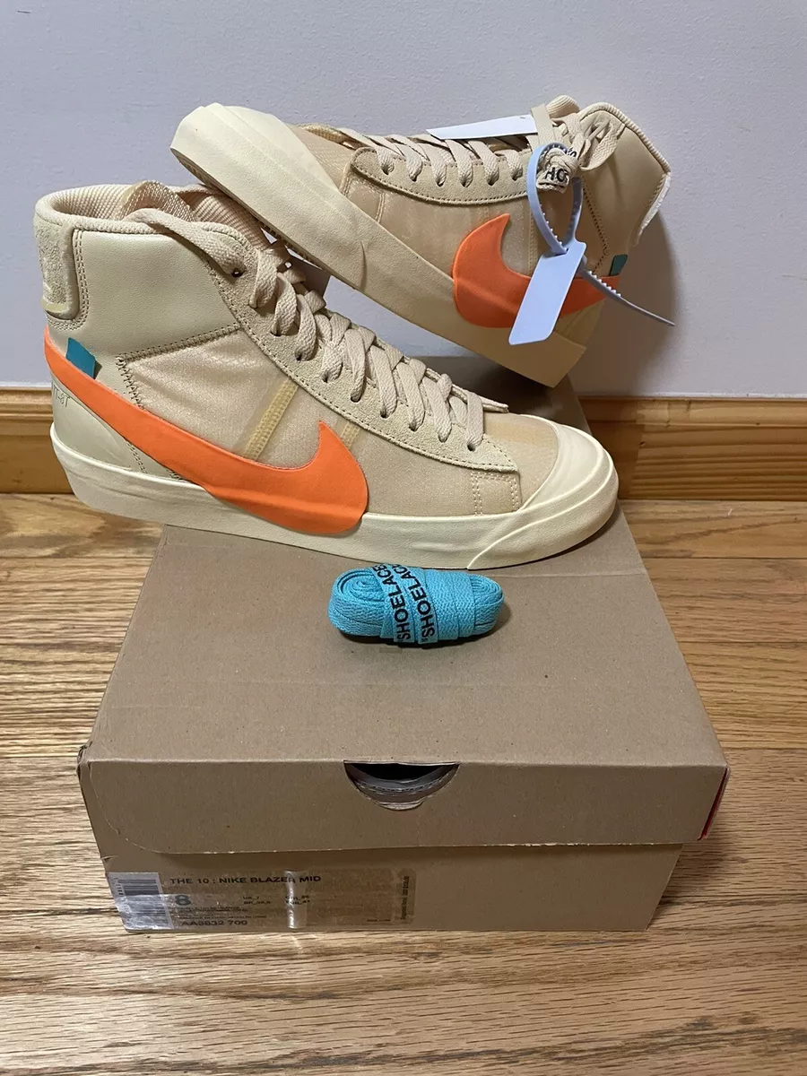 Nike Blazer Mid x OFF-WHITE All Hallows 10) SZ 8 HALLOWEEN |