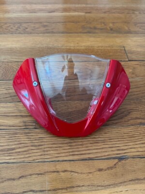 2022 Ducati Monster 937 Plus Windshield Fly Screen Nose Fairing 48114311A Red