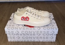 converse comme des garcons size