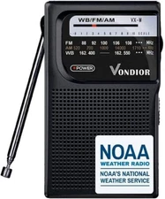 NOAA Weather Radio - Emergency NOAA/AM/FM Battery Operated Portable Radio
