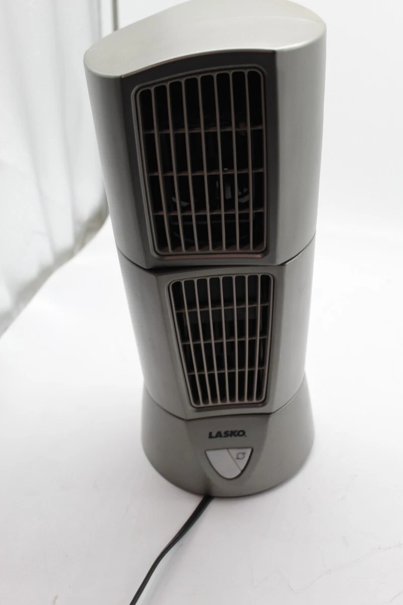 Lightly Used Lasko 14u0026#034; Platinum Desktop Wind Tower 3-Speed Oscillating  Table Fan 46013406606 | eBay