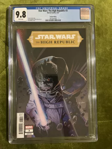 “Star Wars: The High Republic” #3 CGC 9.8 (2021 Marvel) 1:25 Walker Variant