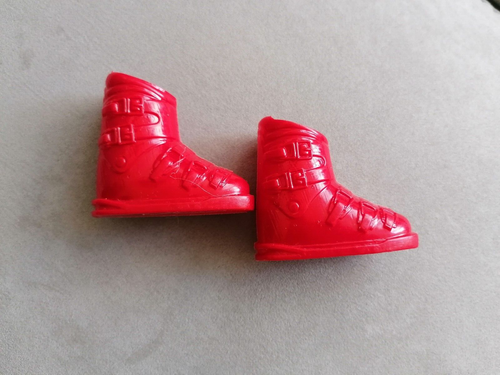 chaussure de ski pour poupée cathy de bella CHAMONIX DE 1972