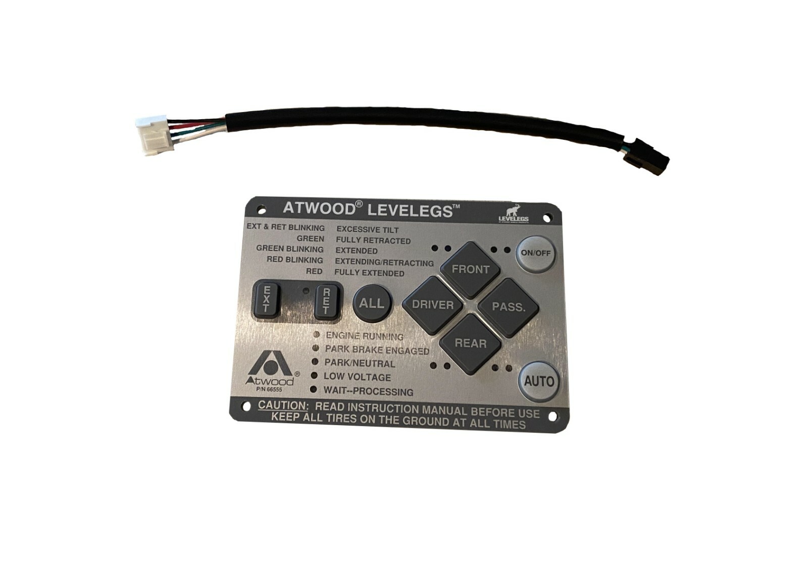 Atwood Levelegs Replacement Keypad 66273 66342 66555 w/Conv Cable 1Year