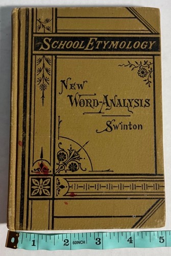 Lot Of 4 Antique School Books: English literature Etimology Interest Arithmetic - Foto 17 di 19