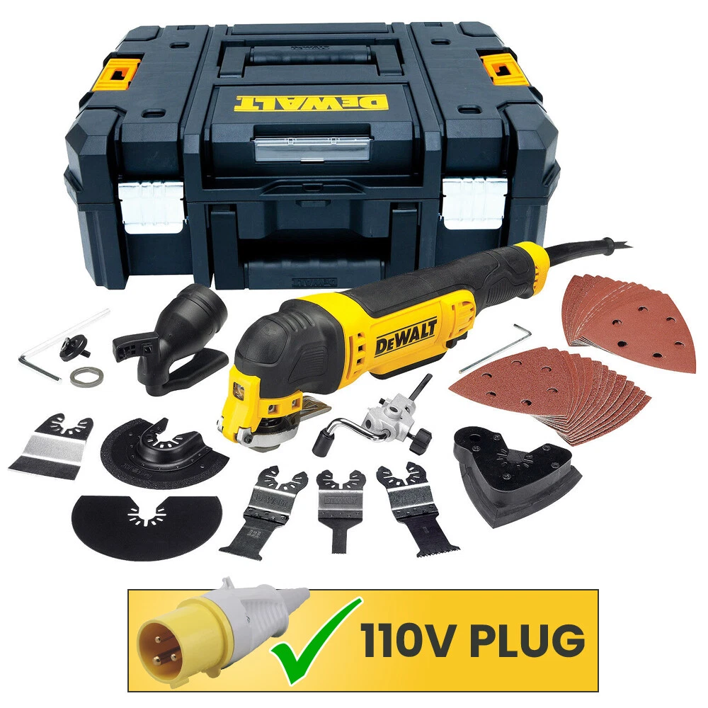 DeWalt DWE315KT 110V Oscillating Multi Tool in TSTAK Box with 37 Accessories