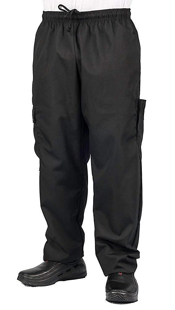 Pantalon de chef negro hot sale