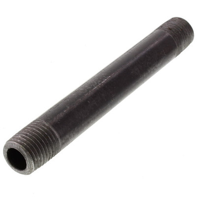 3/8'' BLACK STEEL 10''  LONG  NIPPLE fitting pipe npt 3/8 x 10 malleable iron