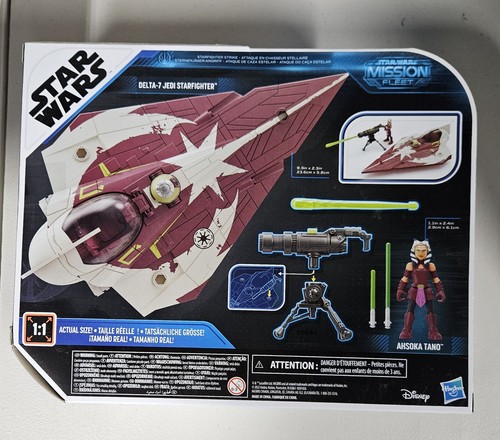 Star Wars Mission Fleet Ahsoka Tano Delta-7 Starfighter Figure Vehicle Set - Picture 2 of 2