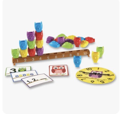 Learning Resources Math Counting Owl Set, 1-10, Ages 3+ Toddler Fun Activities