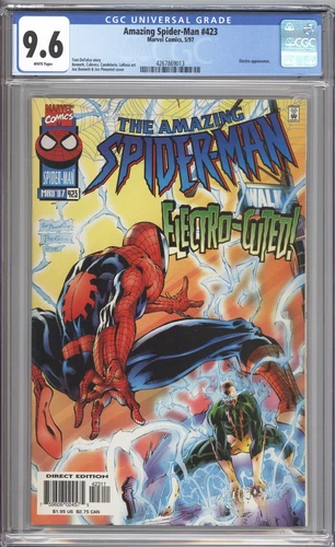 Amazing Spider-Man #423 CGC 9.6 - Dragonfly, Black Tarantula, Electro, The Rose