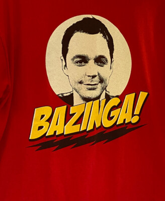 sheldon red shirt