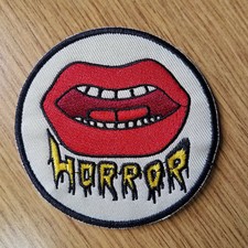 The Rocky Horror Picture Show Movie Logo Round Lips Patch 3 inches wide