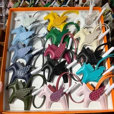 Soft Leather Mini Rodeo Horse Charm With Full Color Pegase Crocodile Keychain