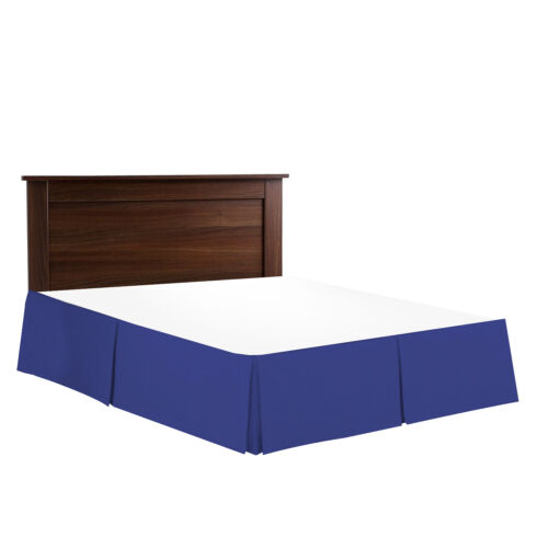 Luxus Staub Rüschen doppelt gebürstet Mikrofaser Plissee Bett Rock 14" maßgeschneidert Tropfen - Bild 133 von 165