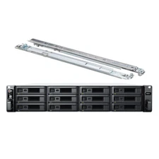 Synology RackStation RS2423+ NAS Server with Rail Kit, 216TB HDD Storage