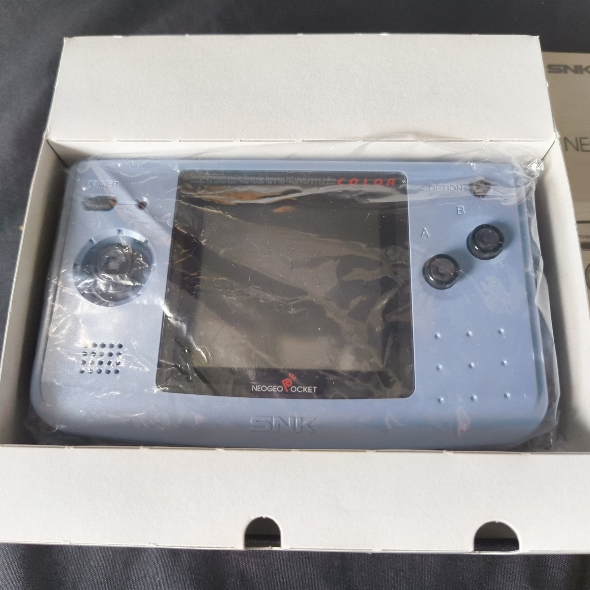NEO・GEO Neo Geo Pocket COLOR Console Platinum Blue Boxed SNK 0898413